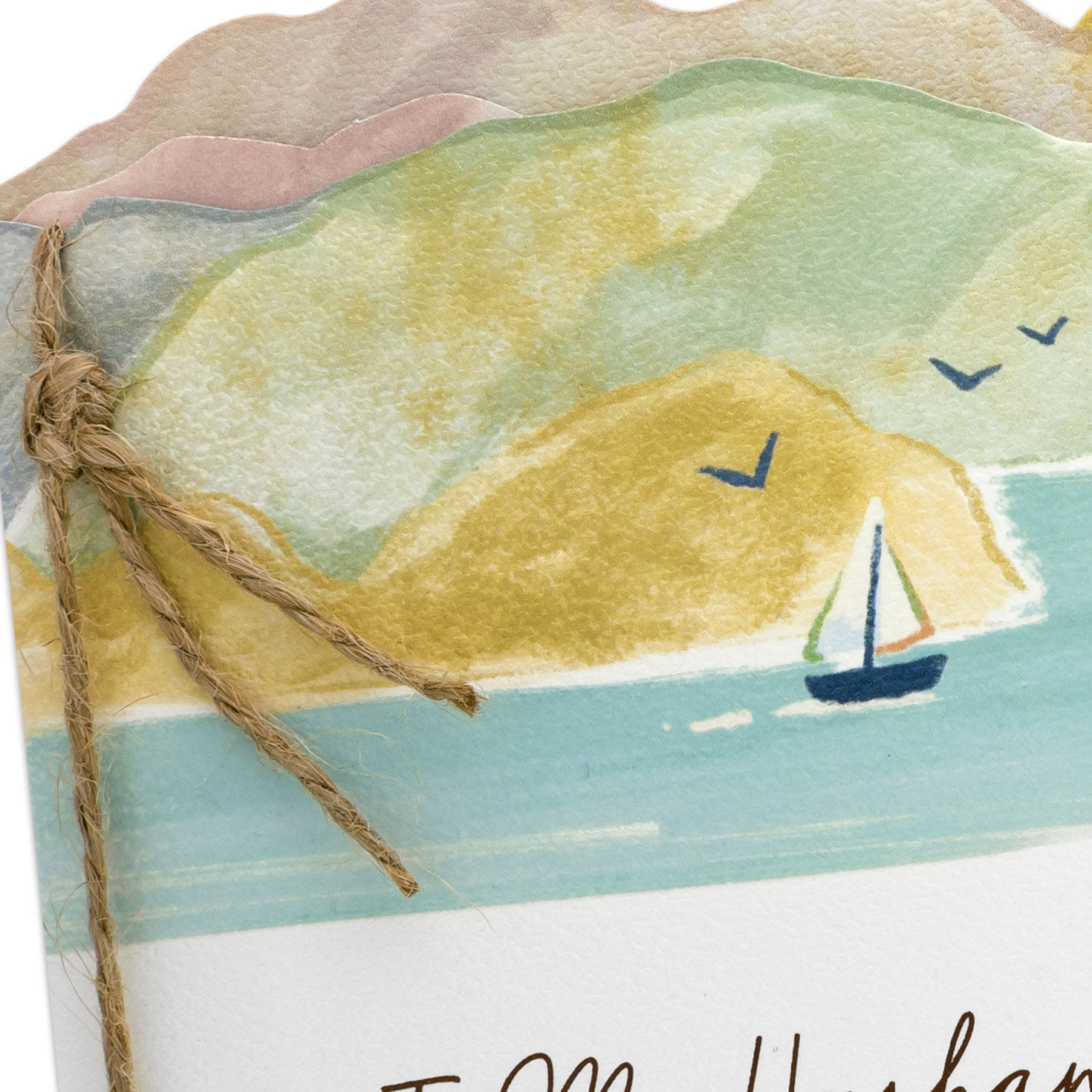 Sailboats Husband Birthday Card Card Front Detail image number 5