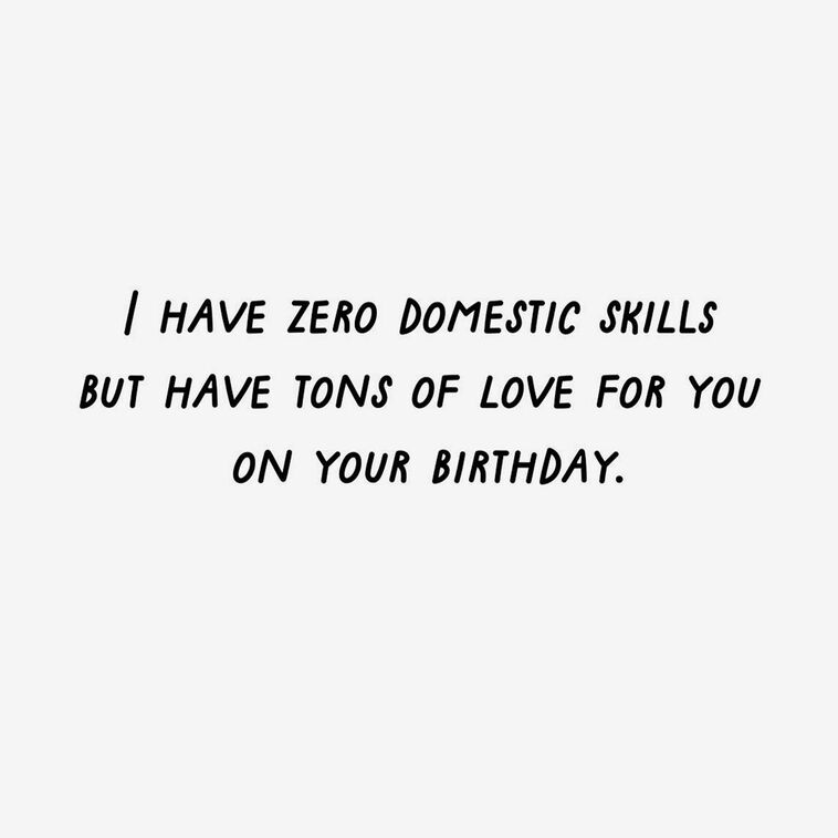 Collapsed Cake Funny Birthday Card Sentiment image number 2