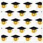 Happy Faces Graduation Cocktail Napkins Pack front image number 1