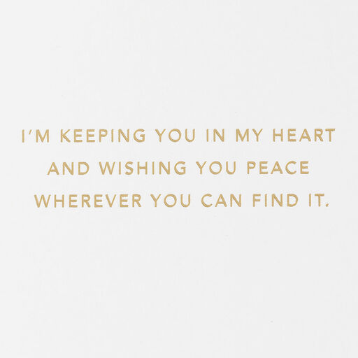 ArtLifting Keeping You in My Heart Sympathy Card, 