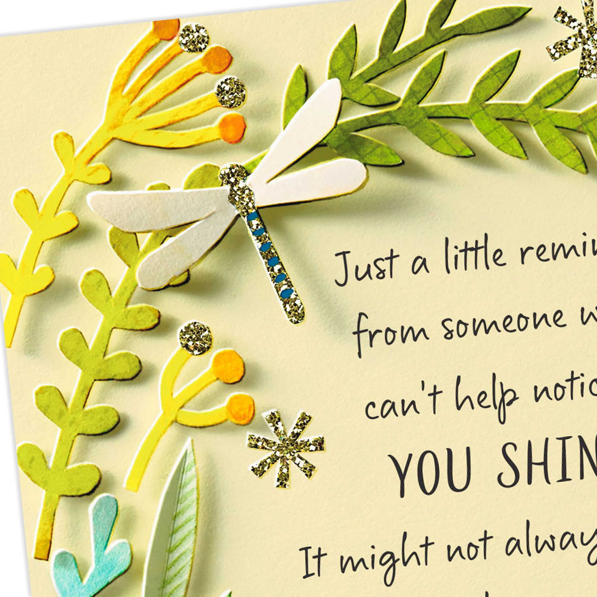 Dragonfly With Wreath Religious Encouragement Card Greeting Cards