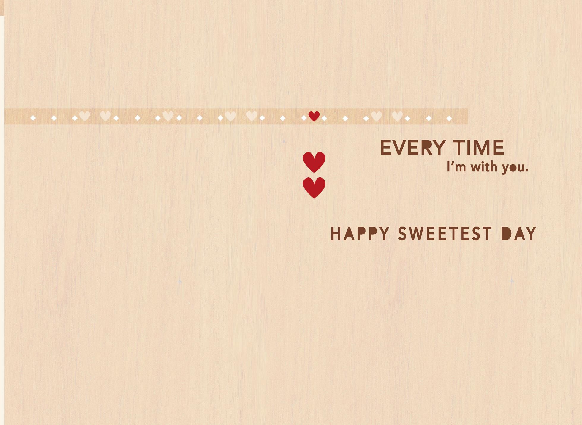 Happy Heart Romantic Sweetest Day Card