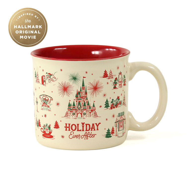 Pink Green Holiday Disney Pattern Coffee Mug front image number 1