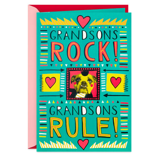 The Coolest of Cool Pop-Up Valentine's Day Card for Grandson, 