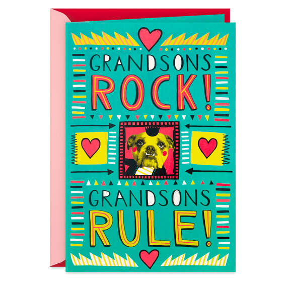 The Coolest of Cool Pop-Up Valentine's Day Card for Grandson, , large image number 1