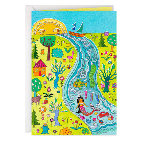 UNICEF Mermaid Birthday Card, , large image number 1