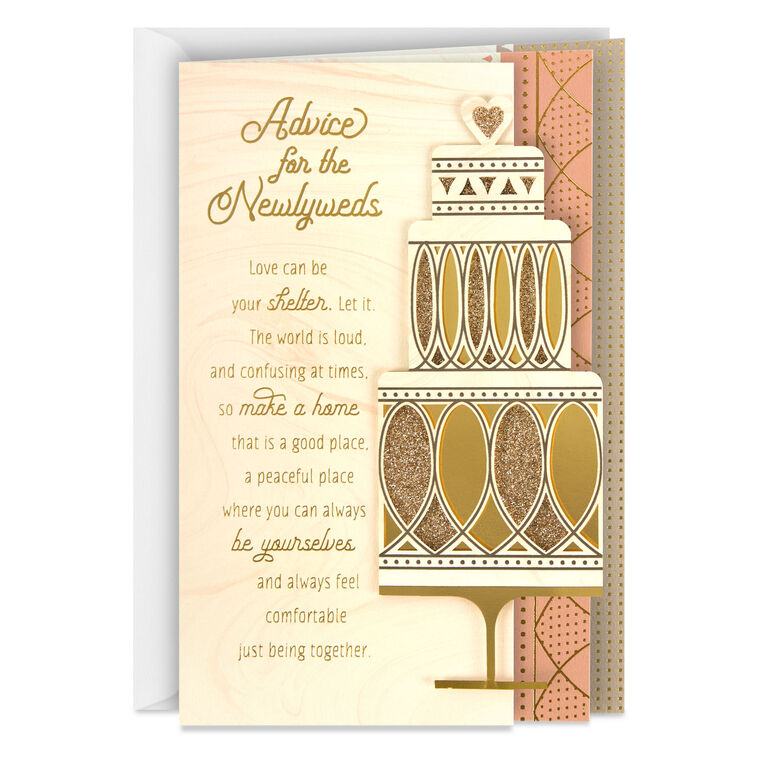 Advice for the Newlyweds Wedding Card