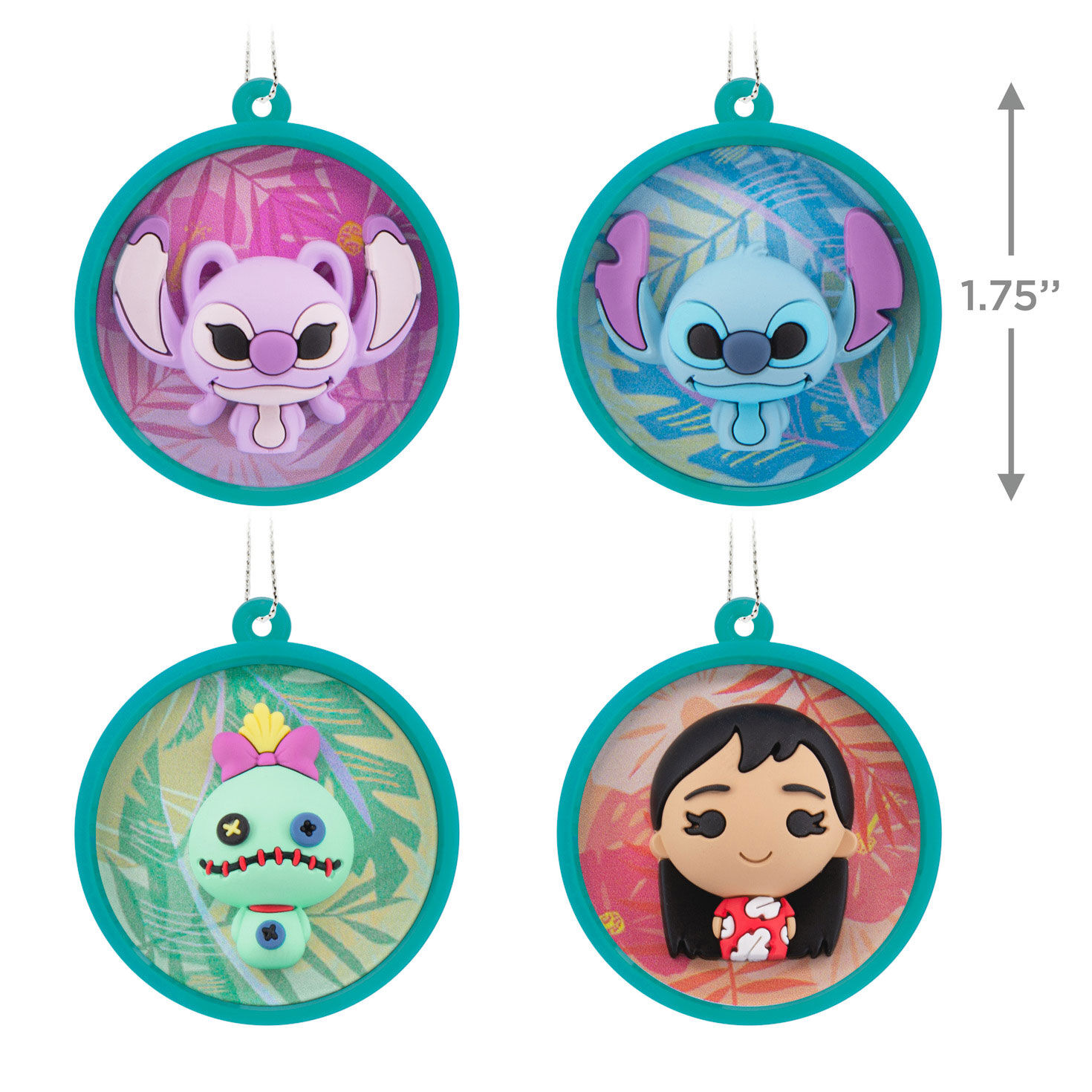 Mini Disney Stitch Scenes Shatterproof Hallmark Ornaments, Set of 4 for only USD 16.49 | Hallmark