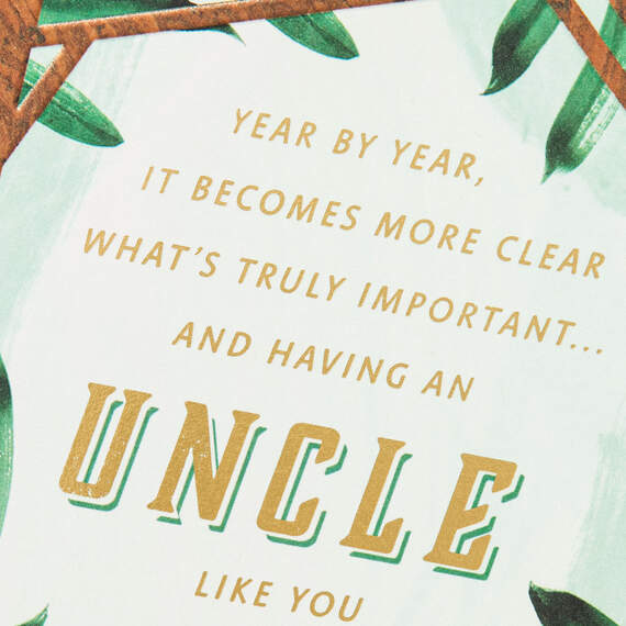 Important Part of the Family Birthday Card for Uncle, , large image number 5