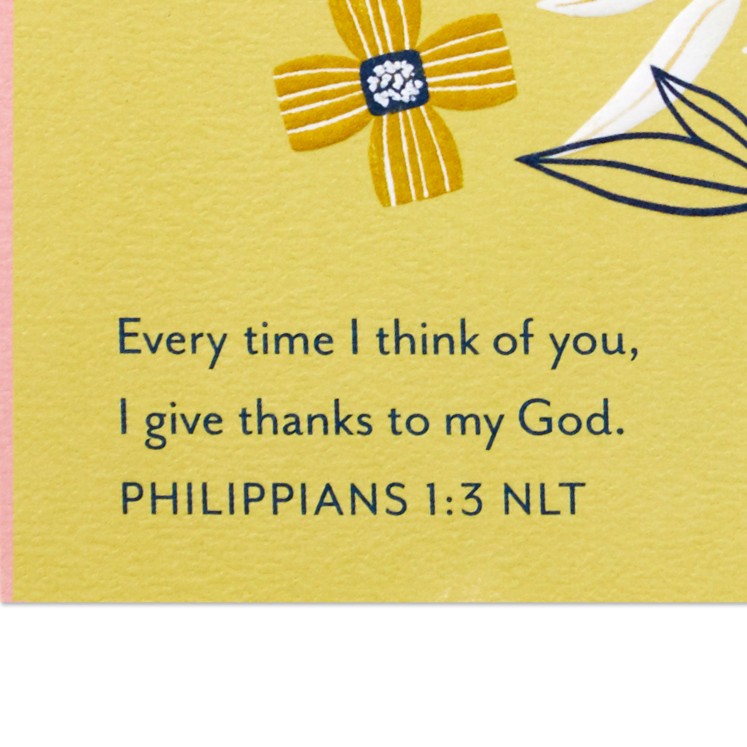 Modern Flower Sketches Religious Mother's Day Card scripture image number 3