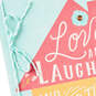 Love and Laughter Makes Us Family Birthday Card, , large image number 4