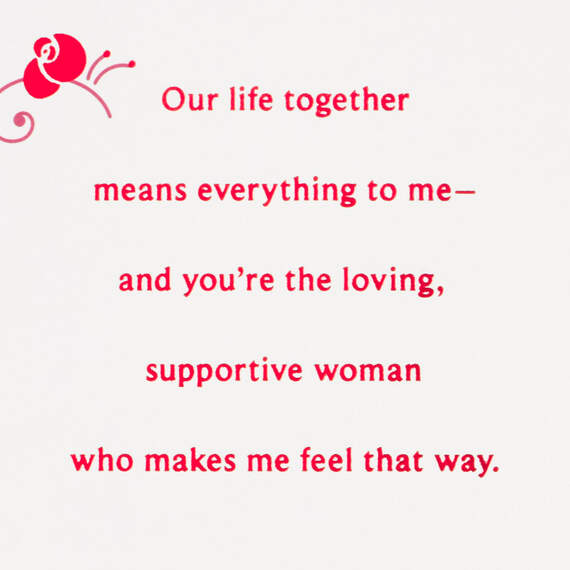 Love Spending My Life With You Valentine's Day Card for Wife, , large image number 4