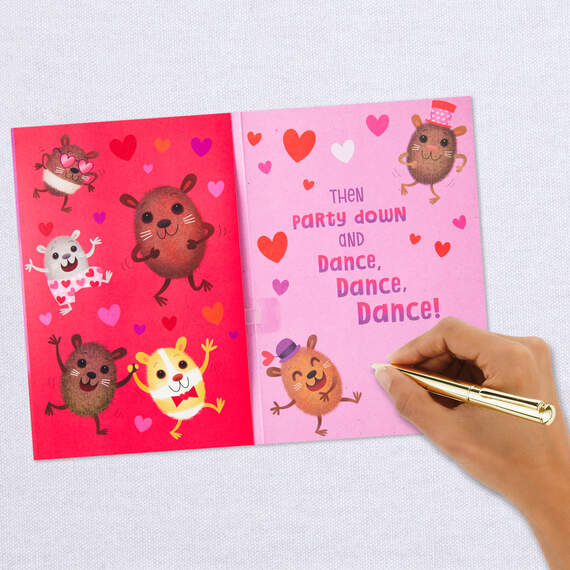 Dancing Hamsters Musical Valentine's Day Card, , large image number 6