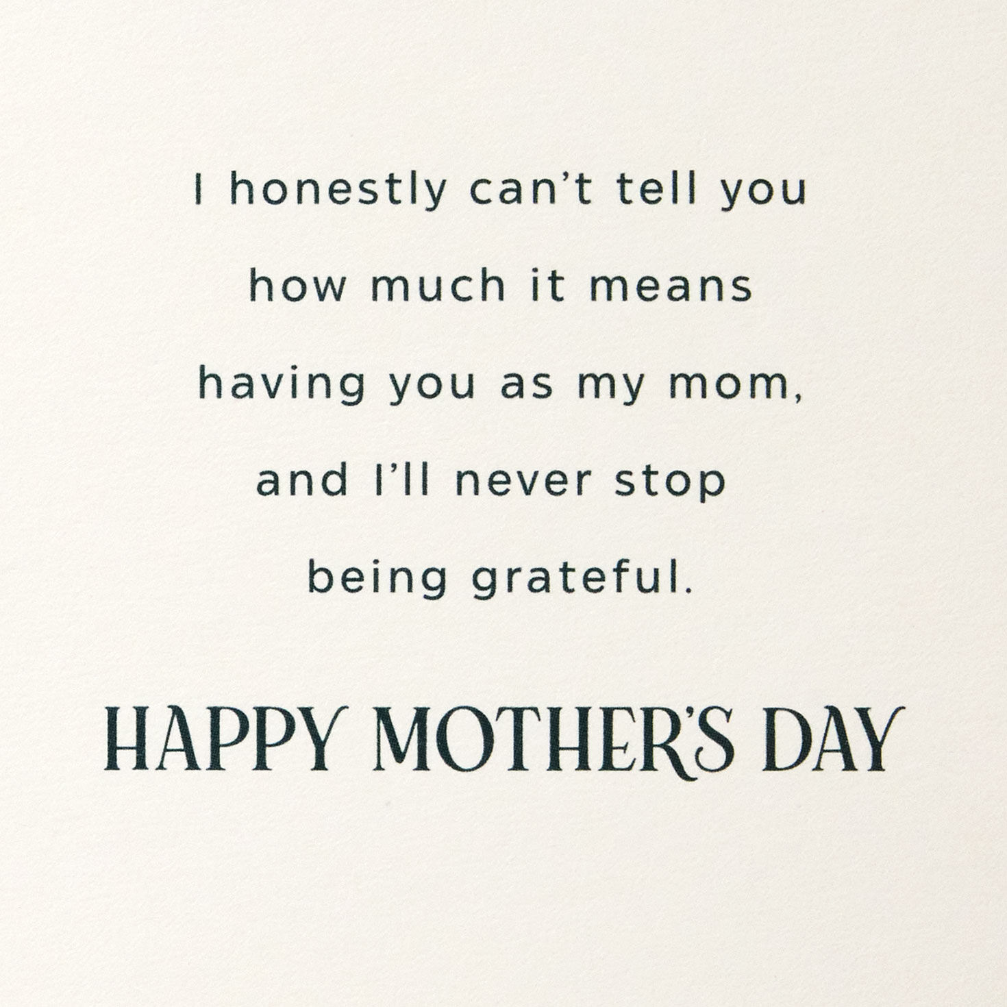 Blue Stripes and Bow Lacey Chabert Mom Mother's Day Card Sentiment image number 3