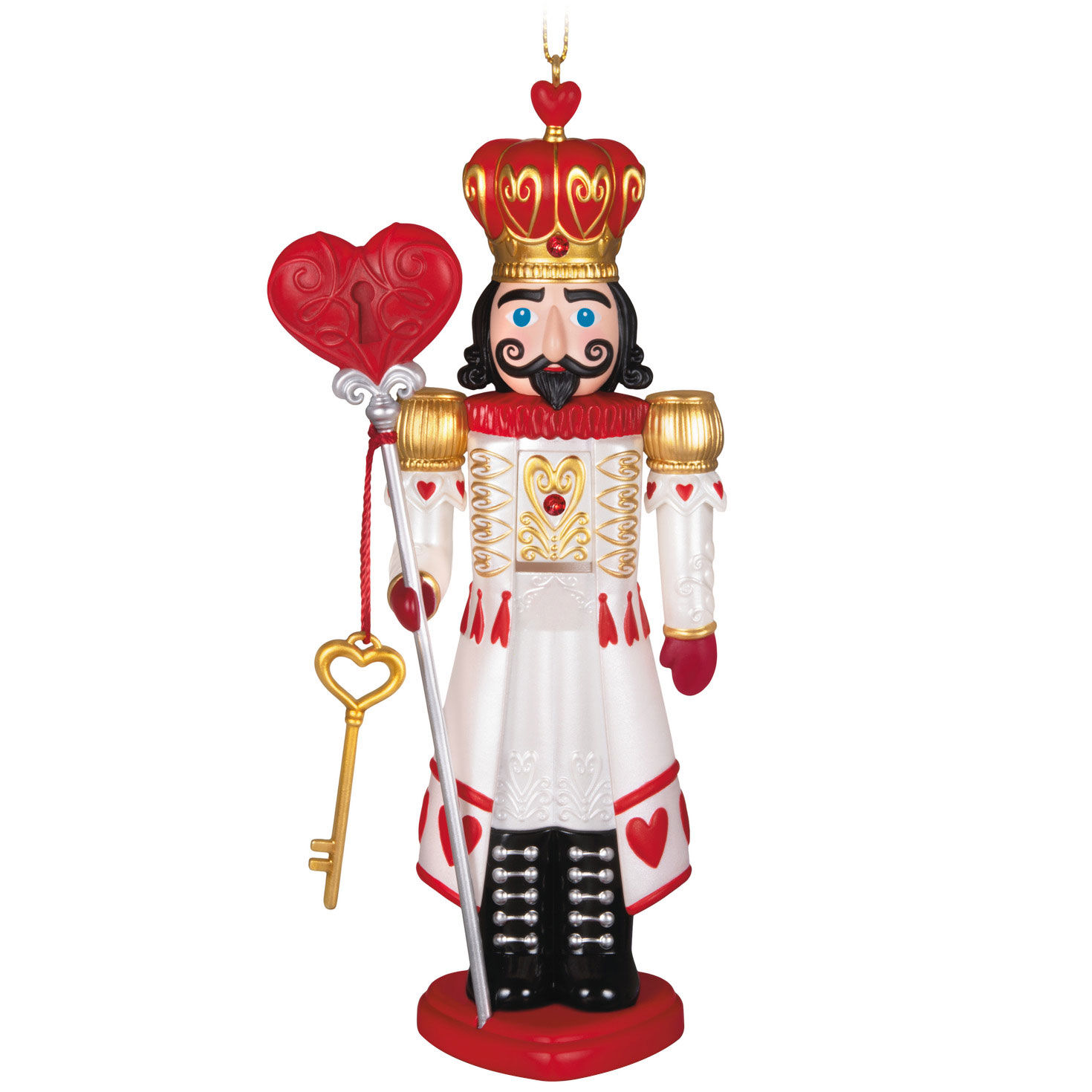 Noble Nutcrackers King of Hearts Ornament