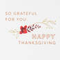 So Grateful for Your Love Thanksgiving Card for Aunt, , large image number 2