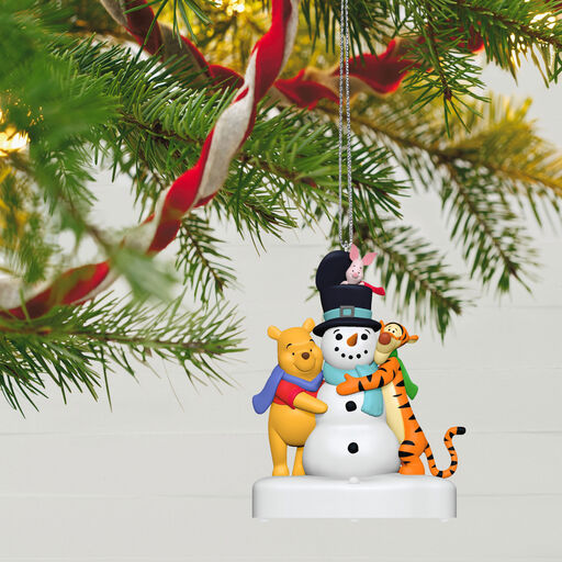 Disney Winnie the Pooh A Happy Holiday Hug Musical Ornament, 