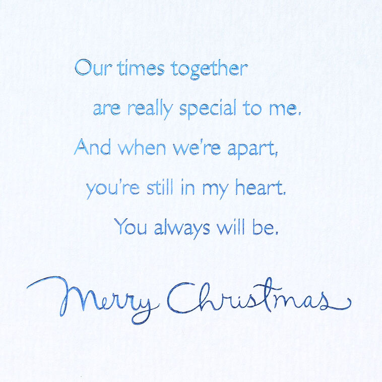 Ornaments and Branches Christmas Card for Grandma Sentiment image number 3