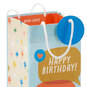 13" Happy Birthday Word Bubbles Wine Gift Bag, , large image number 4