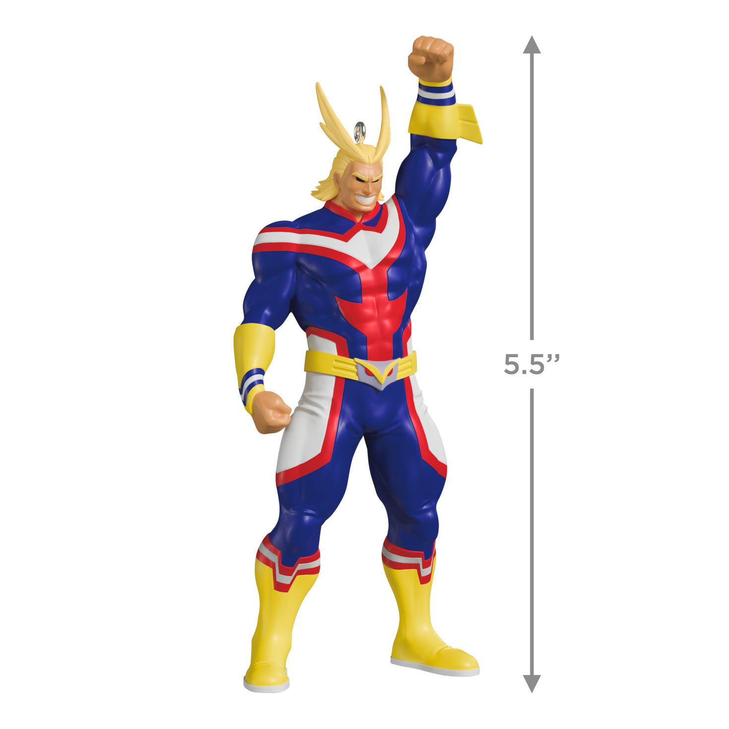 My Hero Academia All Might Keepsake Ornament measurement image number 3