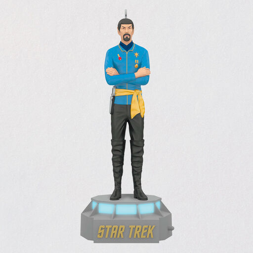 Star Trek™ Mirror, Mirror Collection First Officer Spock Ornament With Light and Sound, 