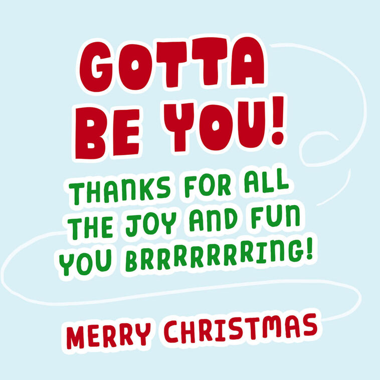 Penguin Ice Skating Christmas Card for Grandson Sentiment image number 2