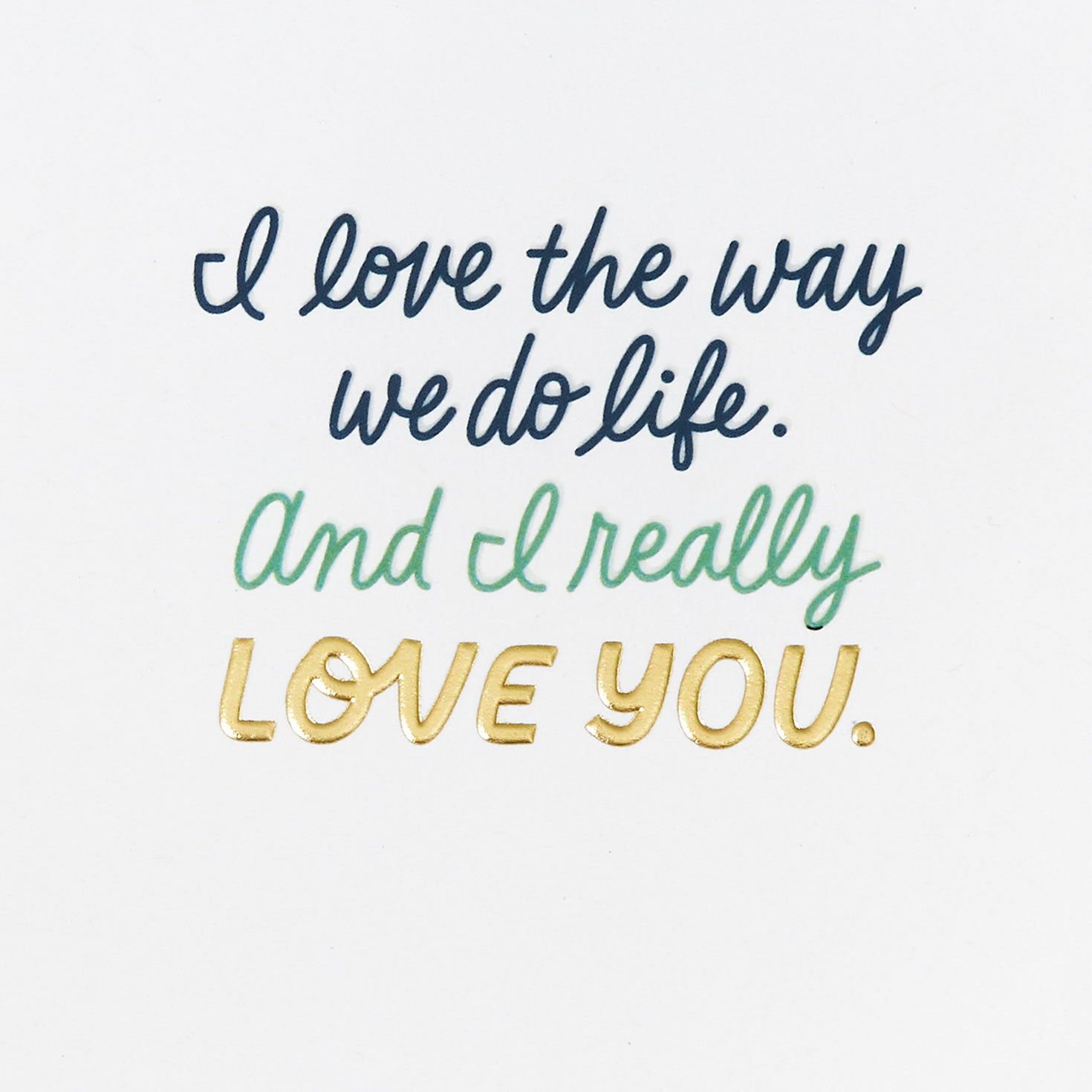 Colorful Lettering Romantic Love Card sentiment image number 2