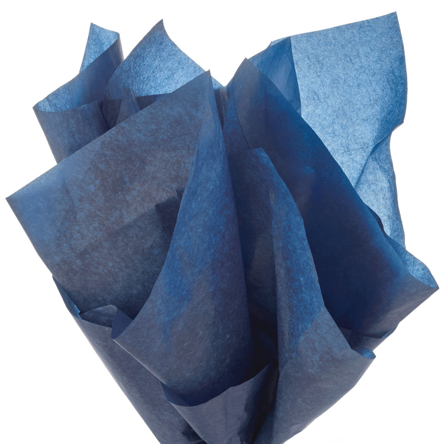 Solid Navy Blue Tissue Paper, 8 sheets, Navy, large image number 2