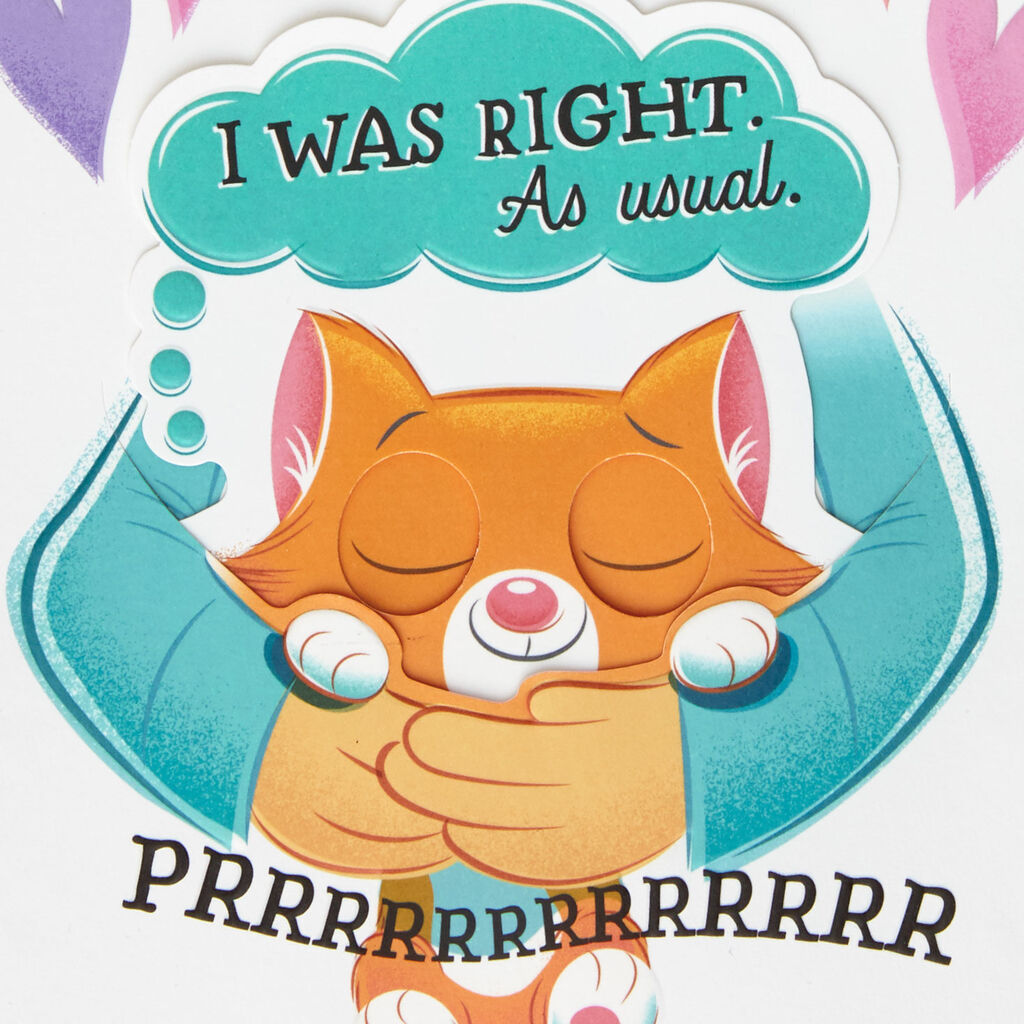 The Purr Fect Dad Funny Father S Day Card From The Cat Greeting