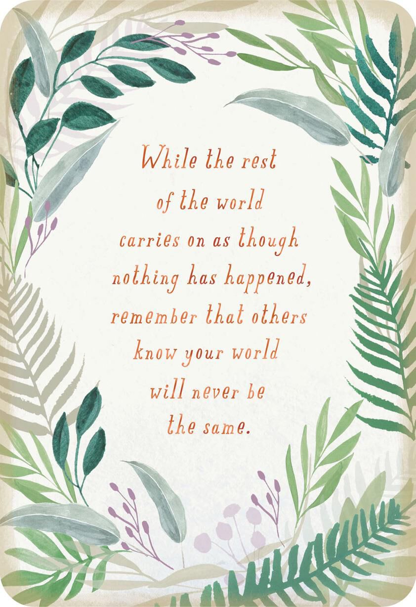 Day After Healing Day Thinking of You Card