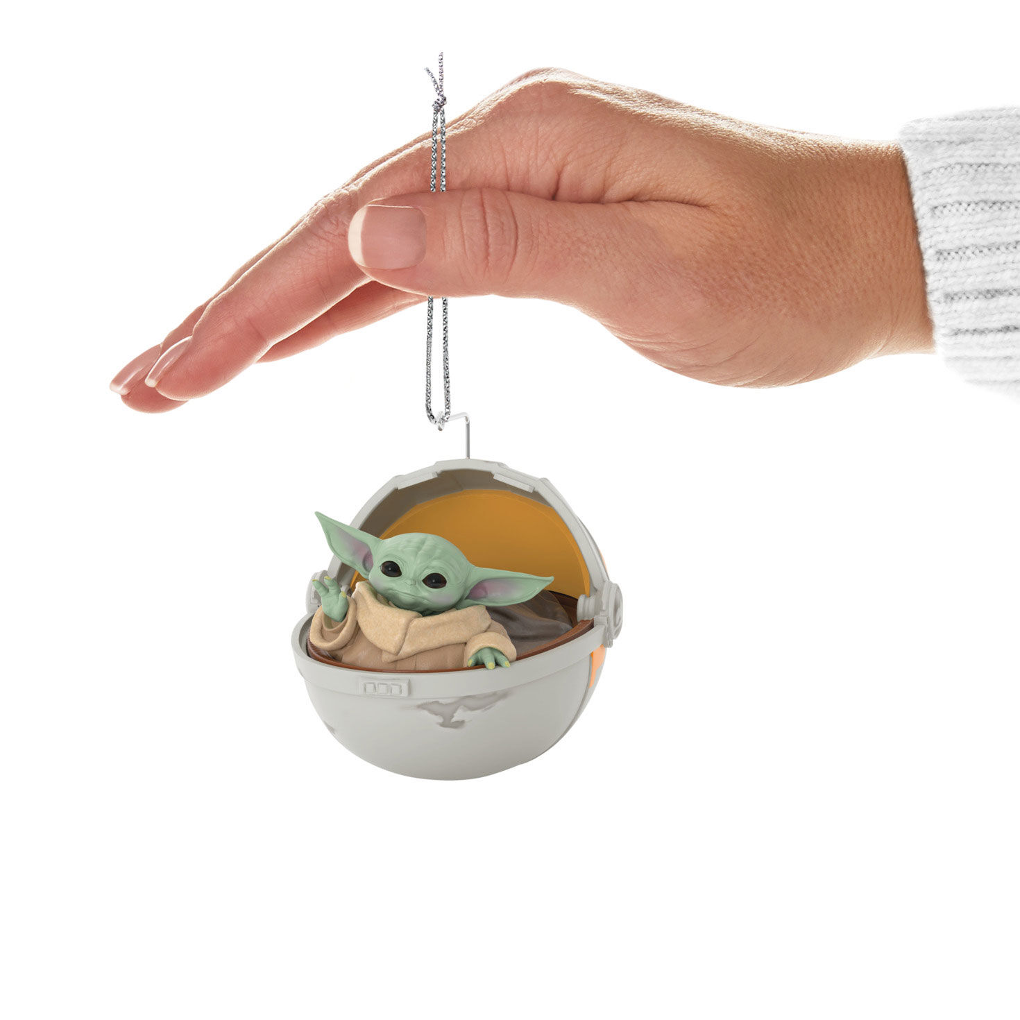 Star Wars: The Mandalorian™ Grogu™ in Hovering Pram Ornament for only USD 19.99 | Hallmark