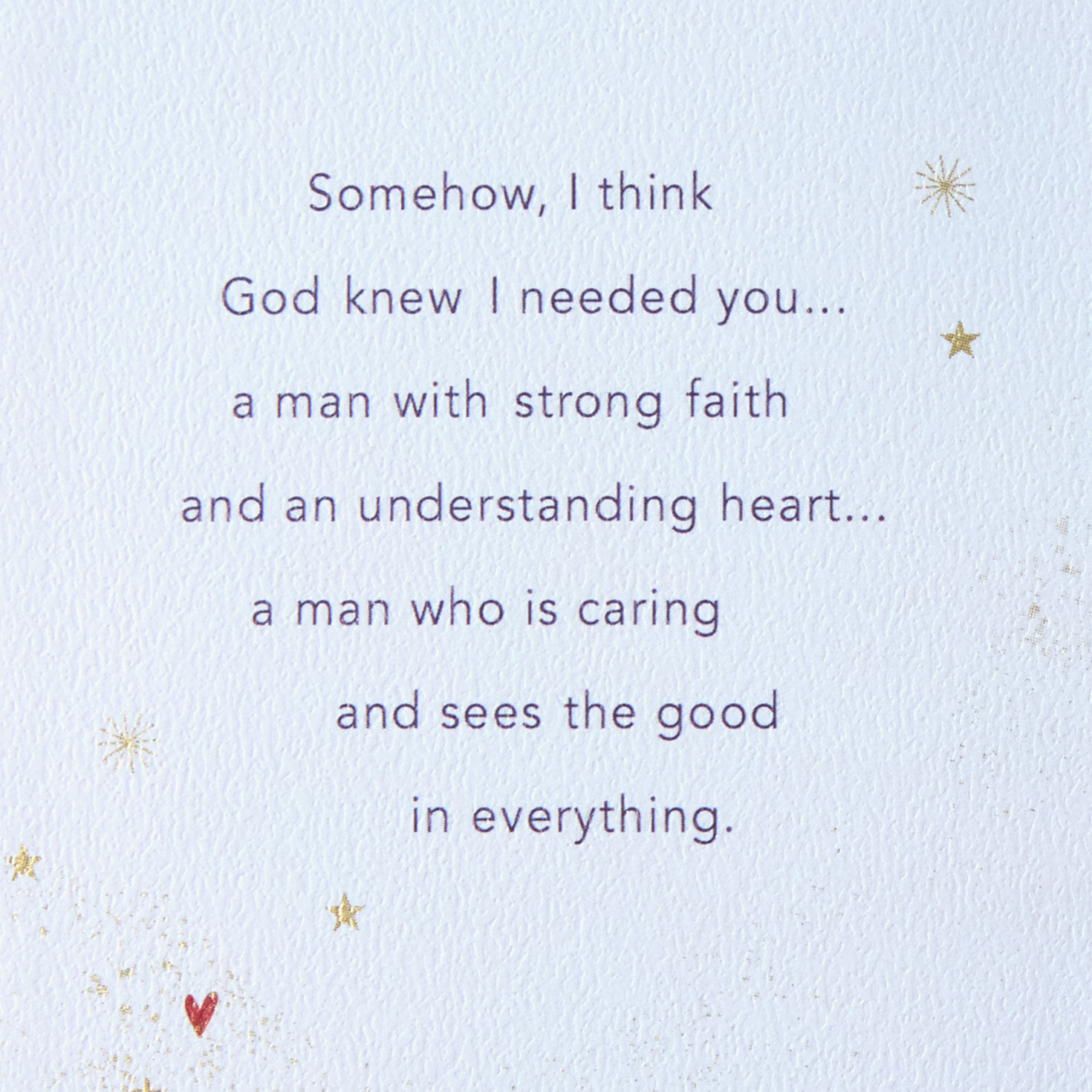 Celestial Heart Valentine's Day Card for Husband Sentiment image number 2