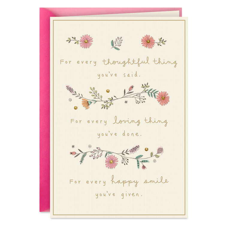 For Every Smile Birthday Card for Her