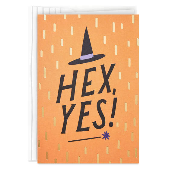 Hex, Yes Halloween Card, , large image number 1