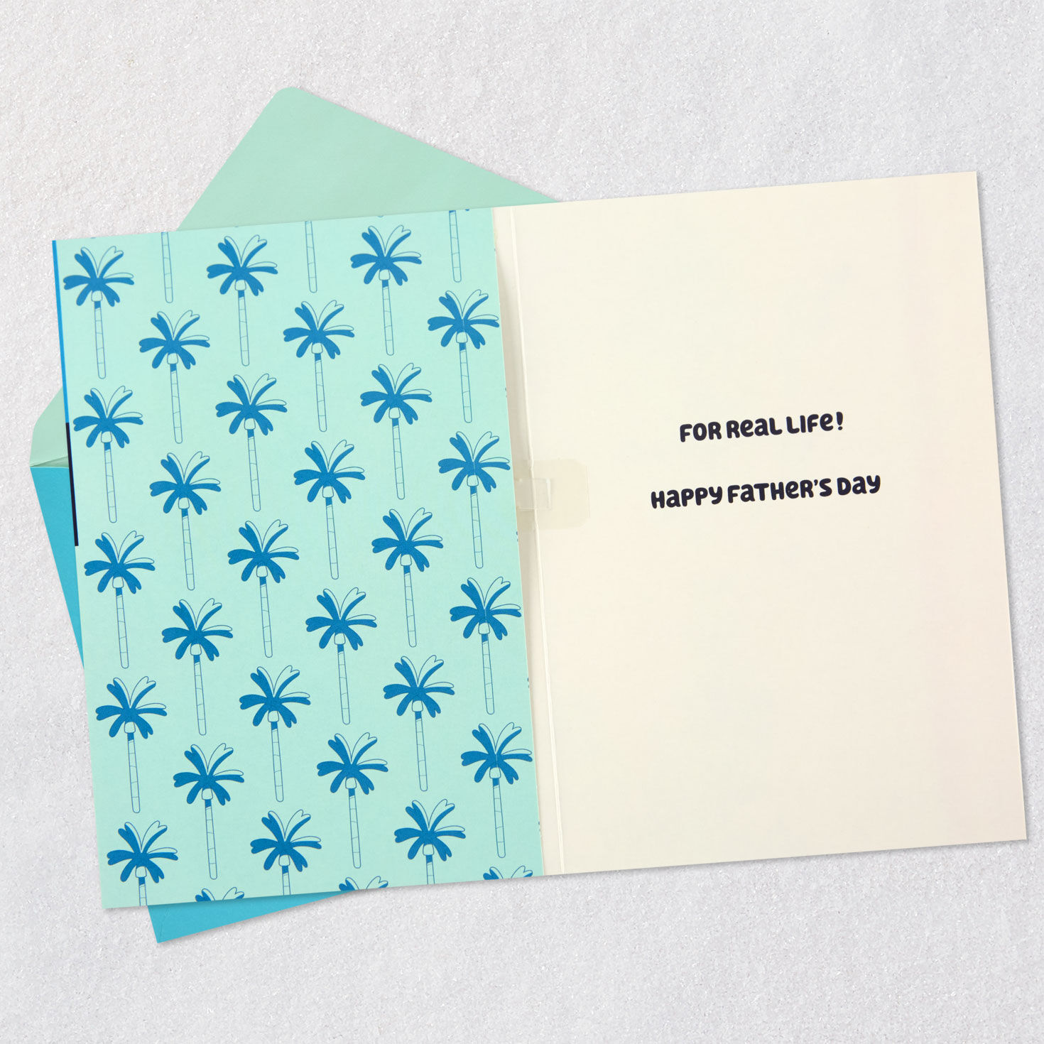 Bluey Dad Father's Day Card With Music Open card with envelope image number 3