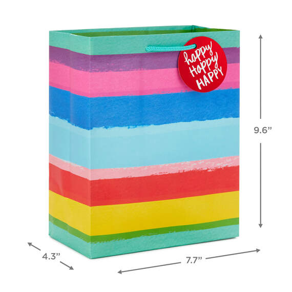 Birthday Rainbow 8-Pack Gift Bags, Assorted Sizes and Designs, , large image number 5