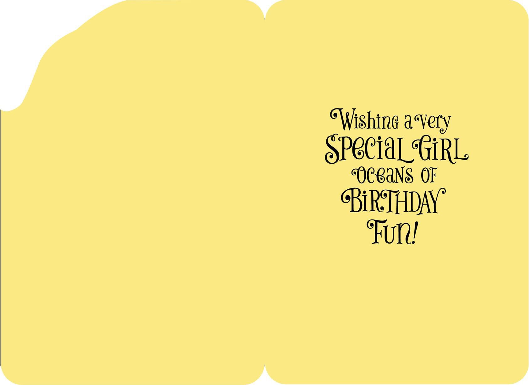 The Little Mermaid Ariel Oceans of Fun Birthday Card for Girl