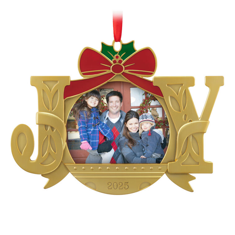 A Joy to Behold 2025 Metal Personalized Ornament, Custom Photo