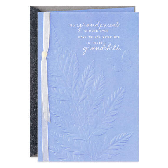 Comfort in Memories Sympathy Card for Loss of a Grandchild