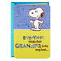 Peanuts® Snoopy Very Best Grandpa Pop-Up Father's Day Card, , large image number 1