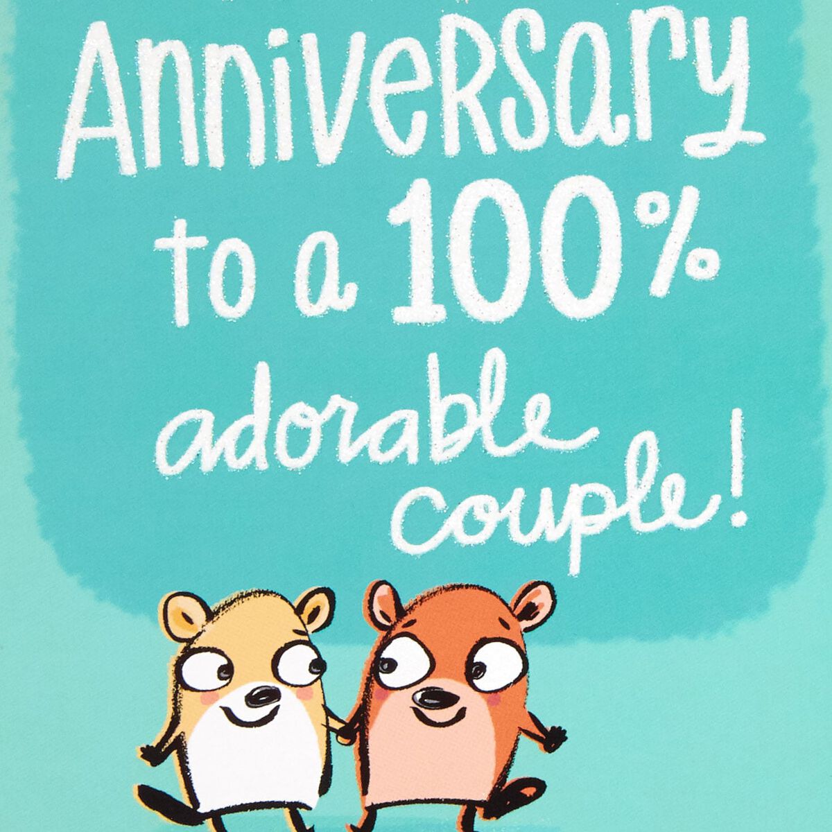 For a 100 Adorable Couple Funny Anniversary Card Greeting Cards