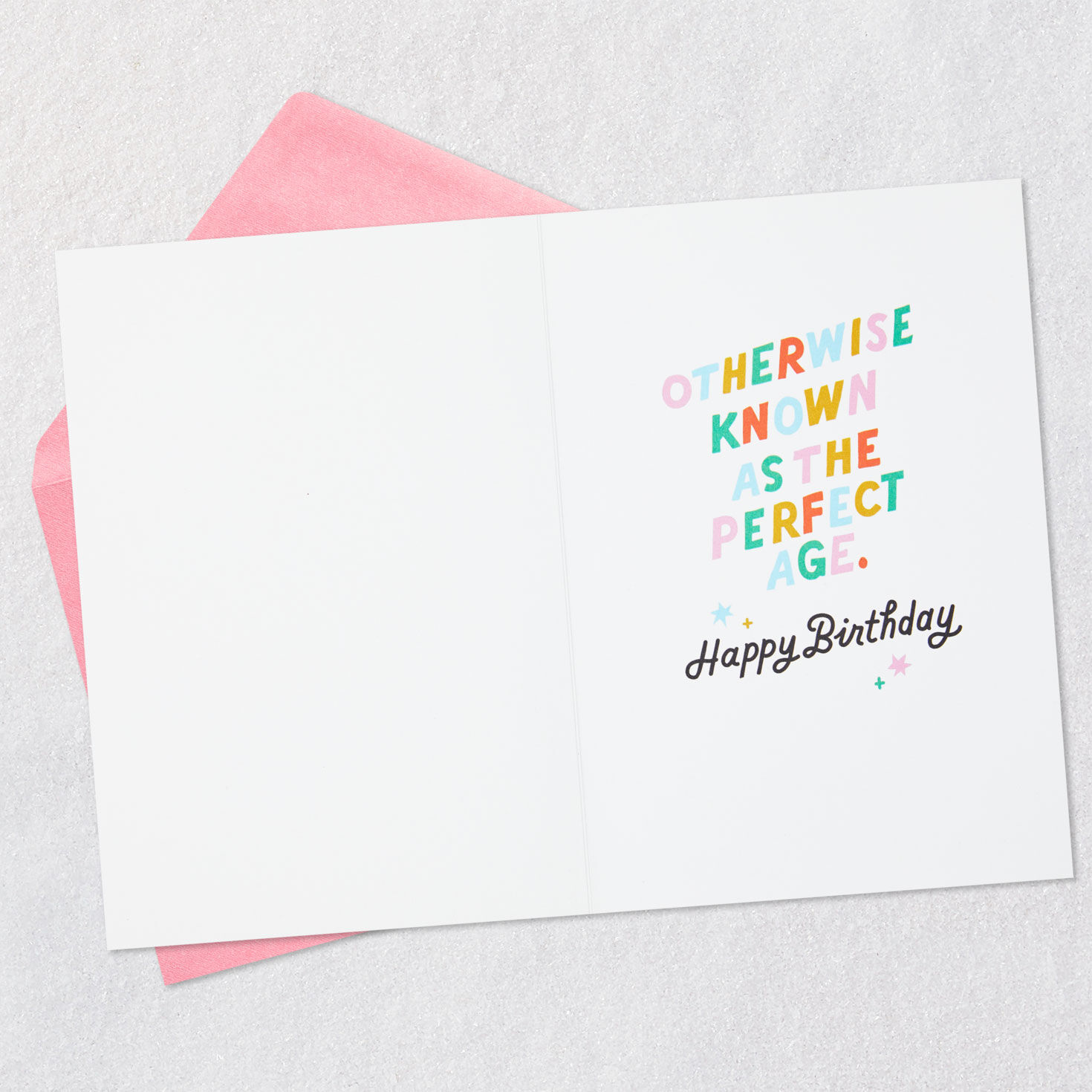 The Perfect Age Funny Birthday Card Greeting Cards Hallmark The Perfect Age Funny Birthday Card Greeting Cards Hallmark