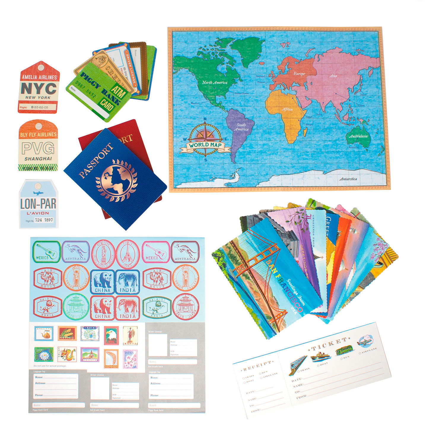 World Traveler Pretend Play Set, , large image number 2