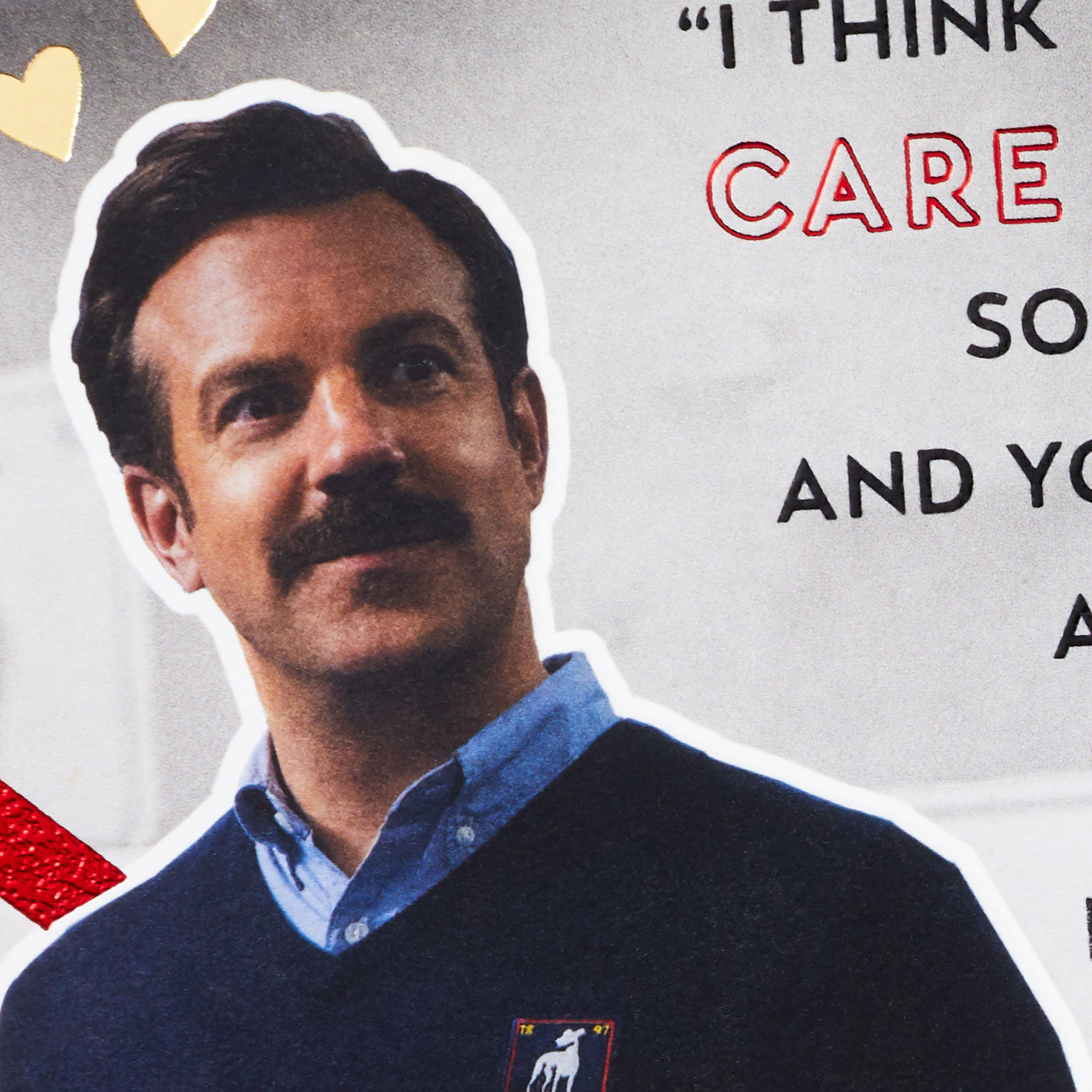 Soccer Coach Ted Lasso Valentine's Day Card Card Front Detail image number 4