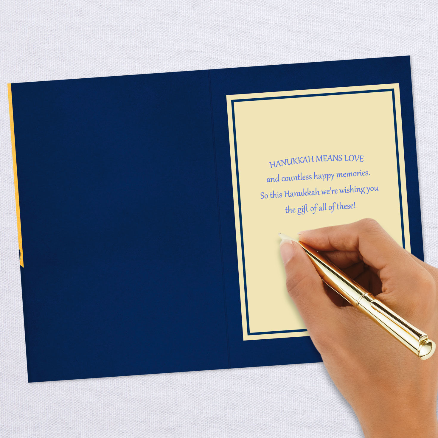 The Gift of Family and Love Hanukkah Card, , large image number 6