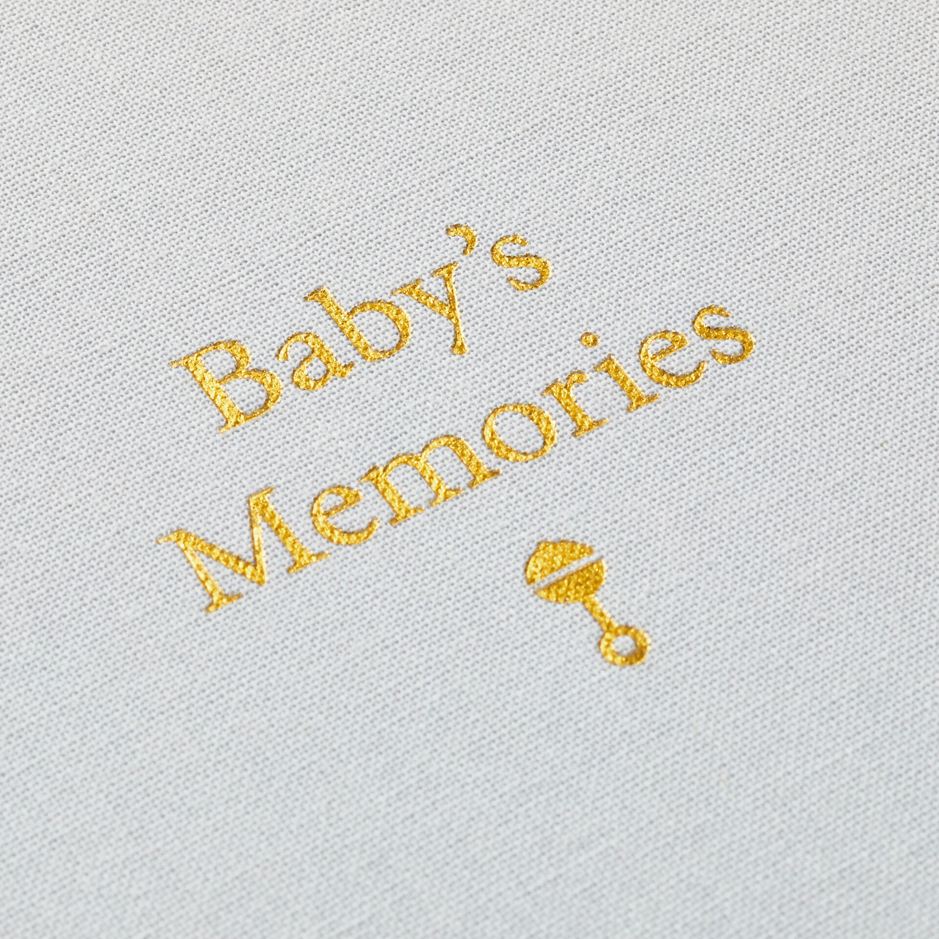 Baby's Memories Gray Memory Box Scrapbooks Hallmark