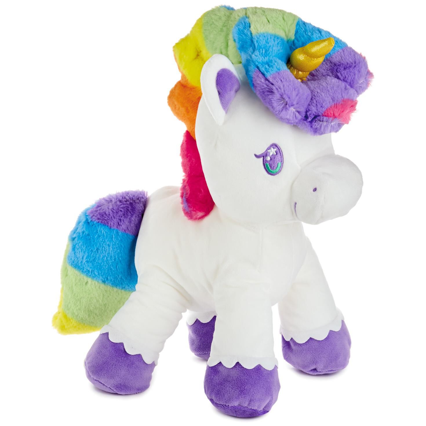 rainbow unicorn stuffed animal