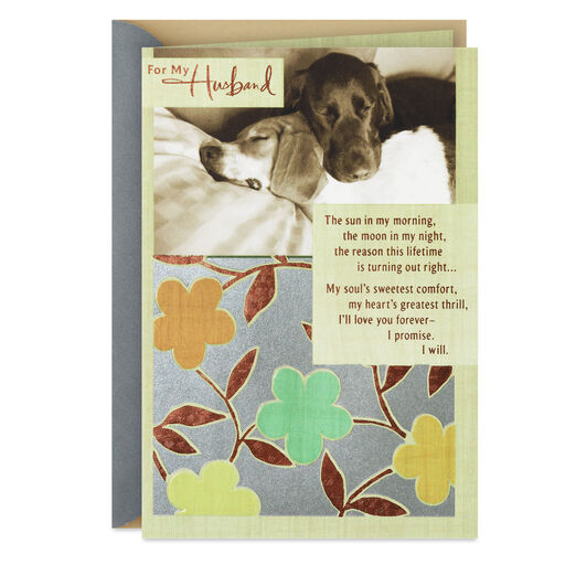 So Grateful for Your Love Anniversary Card for Husband, 