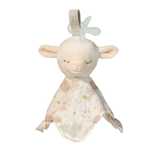 Douglas Cuddle Toys Lennox Lamb Paci Lovey, 8", 