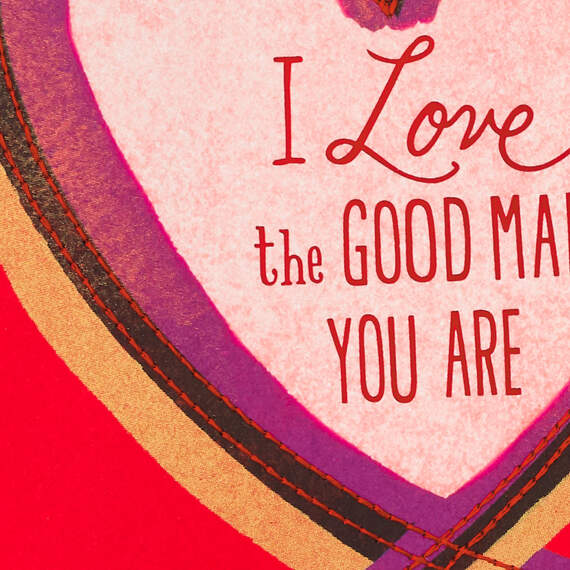 Good Man, Good Life Valentine's Day Card for Him, , large image number 5